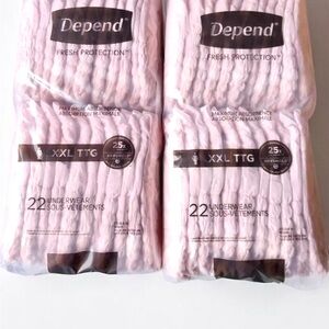 Depend Fresh Protection Incontinence Underwear for Women, XXL, 44ct